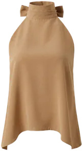 Lavaux Camel Halter Top